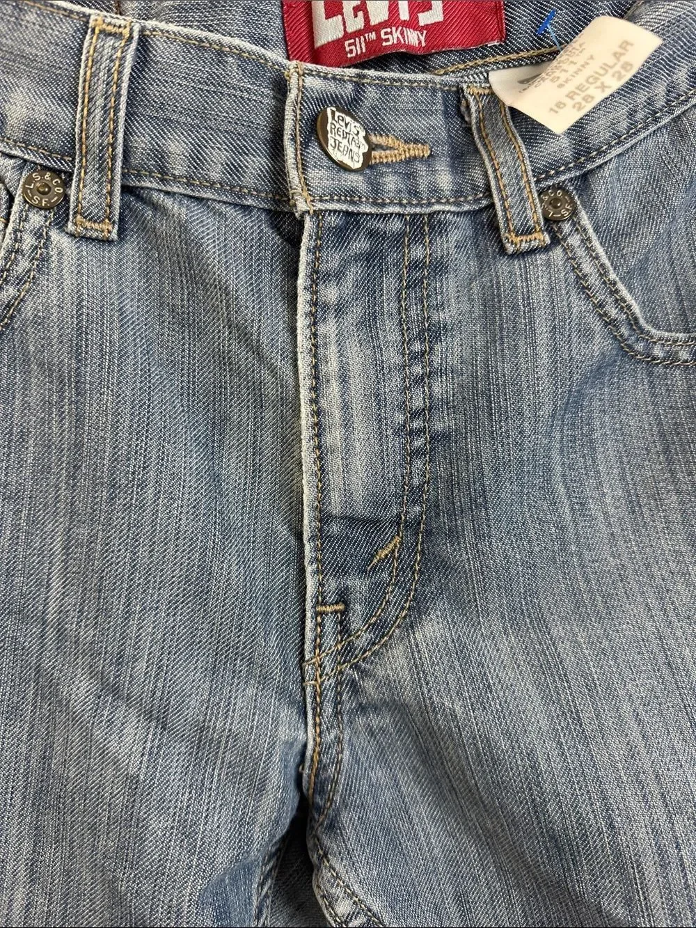 Levi's 511 Men's Light Wash Straight Jeans